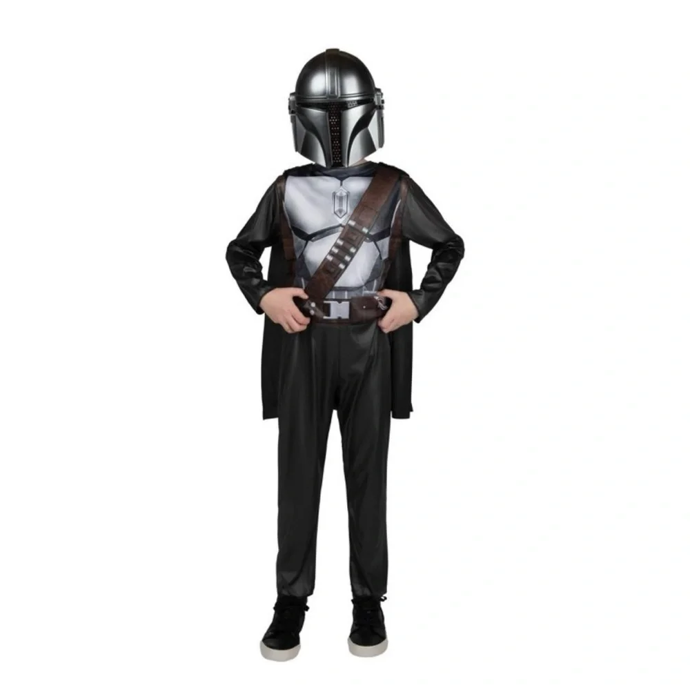 DISNEY STAR WARS THE MANDALORIAN COSTUME-BOYS SIZE XS 3-4 (NEW WITH TAGS) - Picture 3 of 8